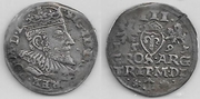 LITHUANIA: Sigismund III, Vasa (1587-1632) 1593 3 Groszy, Vilnius Mint; Gum 1334.  **SOLD OUT**