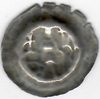 MAGDEBURG: Albrecht III von Querfurt & Gunther II von Schwarzburg c.1400 Brakteat Pfennig; Bonhoff 780.  **SOLD OUT**