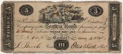 Massachusetts: Castine Bank 1819 3 Dollars, Haxby MA465 G40