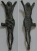 MEDIEVAL SPAIN: Santiago de Compastella 12th-16th Century Bronze partial figure of Christ from Crucifix