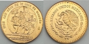 MEXICO 1986 Gold 250 Pesos, World Cup Soccer; KM-500.2. 