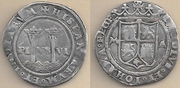 MEXICO: Carlos I & Juana (1516-55)  1542-55 1 Real, Assayer A;  CC-2880.  **SOLD OUT**