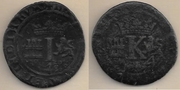 MEXICO: Carlos I & Juana (1516-55)  c.1542 4 Maravedis;  CC-2860.  **SOLD OUT**