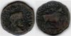 MUNICIPIUM TURIASO Ae As (13.43g) of Tiberius (14-37 CE); M. Pontius Marsus and C. Marius Vegetus.  **SOLD OUT**
