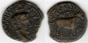 MUNICIPIUM TURIASU: Tiberius (14-36 CE) Unit; Heiss pl.XXIII/XXIV.  **SOLD OUT**