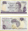 New Zealand ND (1968-75) 2 Dollars, Pick 164b New Zealand ND (1968-75) 2 Dollars, Pick 164b