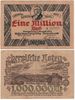 German States: Wuerttembergische Notenbank 1923 1 Million Mark, Pick S987, B814a