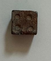 ANCIENT ROME: Northern Spain (late 1st Century CE) Medium game die (lead, 42.59g). *pending*
