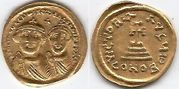 BYZANTINE EMPIRE: Heraclius (610-641) Av Solidus, Constantinople Mint. *pending*