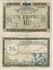 France: Regie des Chemin de Fer des Territoires Occupes (Saarland) ND (1923) 1 Franc, Pick R5