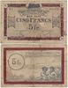 France: Regie des Chemin de Fer des Territoires Occupes (Saarland) ND (1923) 5 Francs, Pick R6