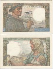 France 1949 10 Francs, Pick 99f