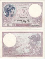 France 1940 5 Francs, Pick 83