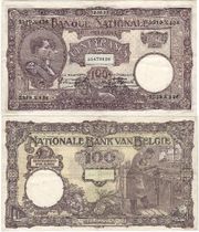 Belgium 1927 100 Francs, Pick 95, B552c