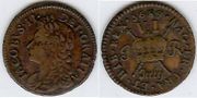 IRELAND: James II July 1689 Gunmoney Sixpence. *pending*
