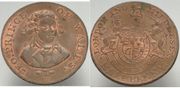 GREAT BRITAIN 1794 Halfpenny, GEO PRINCE OF WALES, D&H Middlesex 952