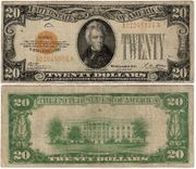 1928 Twenty Dollar Gold Certificate, FR-2402