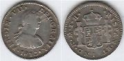 MEXICO 1810-TH 1/2 Real; KM-73