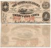 STATE OF ALABAMA 1863 25 Cents, 2nd Series; CR-6