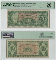 Curacao 1948 10 Gulden, Pick 30