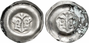 BOHEMIA: Premysl Otakar II (1253-78) Ar Bracteate Denar;  Cache 951. *pending*