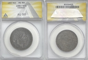 HAWAII: Kalakaua (1874-1891) 1883 50 Cents. *pending*