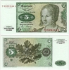 German Federal Republic 1980 5 Deutsche Mark, Pick 30bR, B201eR. REPLACEMENT Note