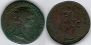 DOMITIAN (81-96) Ae Dupondius of 95/96; RIC-804. *pending*