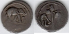 JULIUS CAESAR Ar Denarius, Military mint traveling in Northern Italy; Crawford 443/1. *pending*