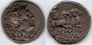 M. Vargunteius (c.130 BCE) Ar Denarius, RSC Vargunteia 1. *pending*