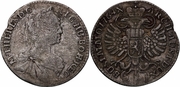 BOHEMIA: Maria Theresia (1740-80) 1764 3 Kreuzer, Prague Mint;  KM# 748