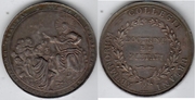 PAPAL STATES: Collegii Urbani Alumnorum c.1800 Ar Award Medal (40mm, 27.69g) by L. Gennari. *pending*