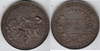 PAPAL STATES: Collegii Urbani Alumnorum c.1800 Ar Award Medal (40mm, 27.69g) by L. Gennari. *pending*