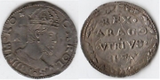 NAPLES: Carlo V (1516-1556) Ar Carlino, Pannuti-Riccio 35.  *pending*