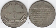ELECTORATE OF SAXONY: Friedrich August II, the Strong (1694-1733) 1727 2 Groschen, Death of Queen Christiane Eberhardine;  Kop 11128
