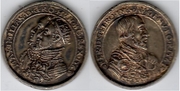 HUNGARY: Ferdinand I (1527-64) 1563 Medal by Lukas Richter commemorating the coronation of his son Maximilian II as King of Hungary; Husz 45. *pending*