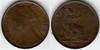 Great Britain: Victoria 1860 Farthing, Toothed border; KM-747.2