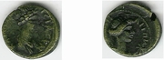 CLAUDIAN ERA (40-60) Ae14 (Brass) of Mysia: Pergamon; RPC I 2374