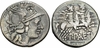 ROMAN REPUBLIC: P. Aelius Paetus (138 BCE) Ar Denarius; Sydenham 455. *pending*