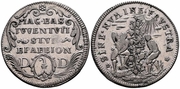 SWITZERLAND: Basel: So-called 'G�rtnerpfennig' 18th Century School Prize Medal; Haller 1407.  *pending*