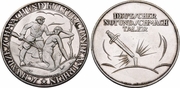GERMANY: Weimar Republic ND (1921) Silvered Cu Shmachtaler by Wittig Friesen for Lauer N�rnberg