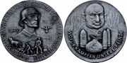 GERMANY: Third Reich 1939 Zinc Propaganda Medal "Why We Fight"; Kirschner# 39