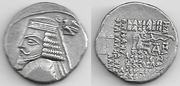 PARTHIAN KINGDOM: Phrates IV (37 -2 BCE) Drachm,  Sellwood 52.10.  **SOLD OUT**