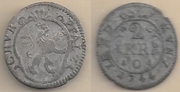 PFALZ (Electorate): Karl IV Theodor (1742-77) 1744-O 2 Kreuzer; Schon 109.  **SOLD OUT**
