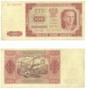 Poland 1948 100 Zlotych, Pick 139b, B829c Poland 1948 100 Zlotych, Pick 139b, B829c