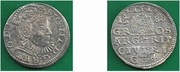 POLAND: City of Riga: Sigismund III, Wasa (1587-1632) 1588 3 Groszy; Gum 1448.  **SOLD OUT**