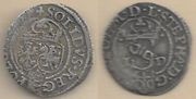 POLAND: Stefan Bathory (1576-86)  c.1580 Szelag (Solidus; Schilling),  Olkusz Mint; Gum 675.  **SOLD OUT**