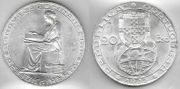 PORTUGAL 1953 20 Escudos; 25th Anniversary of Financial Reform; KM-585.  **SOLD OUT**