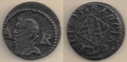 PRINCIPALITY OF CATALONIA: Felipe IV (1621-65)  1653 Ardite, Barcelona Mint; CCT-998a.  **SOLD OUT**