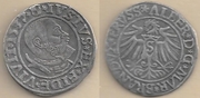PRUSSIA: Brandenburg: Albrecht (1525-68)  1537 Groschen; Saurma 5071.  **SOLD OUT**